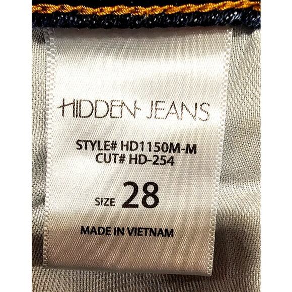 Hidden Jeans High Waist Crop Distressed Ankle Sz 28 Style HD 1150M-M - Picture 9 of 10